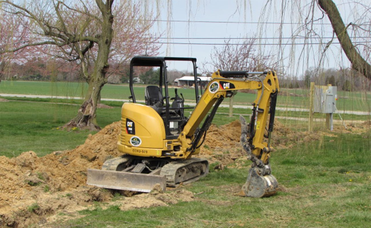 CAT mini excavator